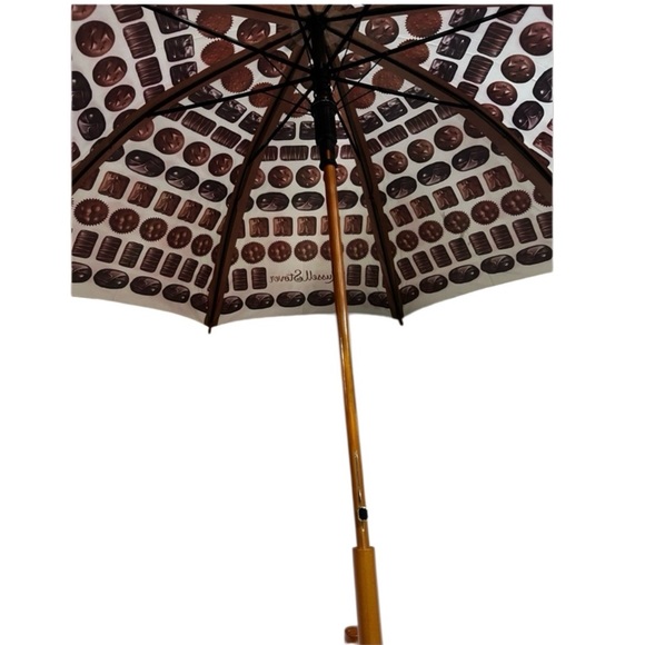 Russell Stover Other - Russell Stover Chocolate Umbrella 🍫 Novelty Wood Handle Gift Idea NWT